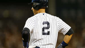 Derek Jeter Turned Around Wallpaper