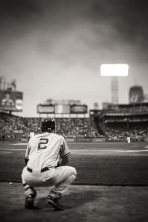Derek Jeter Waiting On Mound Wallpaper