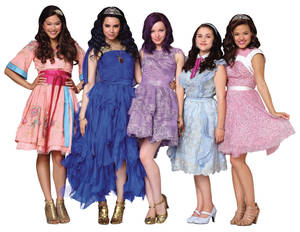 Descendants Audrey And Cast Wallpaper