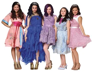 Descendants Audrey And Cast Wallpaper