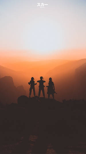 Desert Team 7 Naruto Iphone Wallpaper