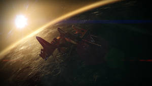 Destiny 4k Sun On Horizon Wallpaper