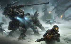Destiny Concept Art War Machine Wallpaper