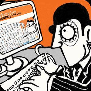 Detective Hacker Security Doodle Wallpaper