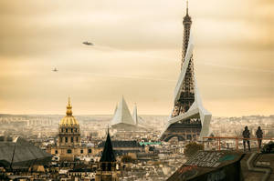 Deus Ex Mankind Divided Paris City Wallpaper