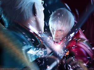 Devil May Cry Dante And Vergil Faceoff Wallpaper