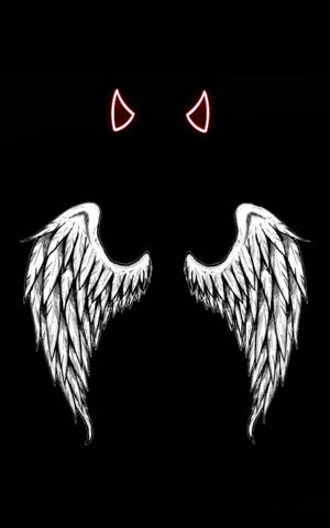 Devil Wings For Iphone Wallpaper