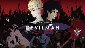 Devilman Crybaby Netflix Poster Wallpaper