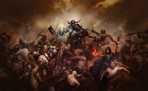 Diablo 4 Battle And Fight Wallpaper