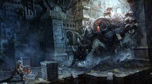 Diablo 4 Boss Battle Wallpaper