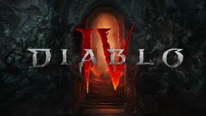 Diablo 4 Video Game Logo Wallpaper