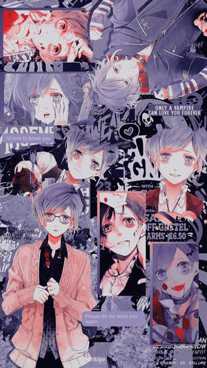 Diabolik Lovers Kanato Collage Wallpaper
