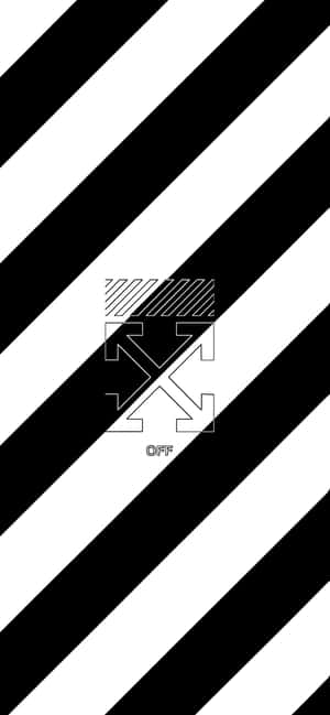 Diagonal Stripe Pattern Off White Iphone Wallpaper