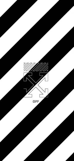 Diagonal Stripe Pattern Off White Iphone Wallpaper