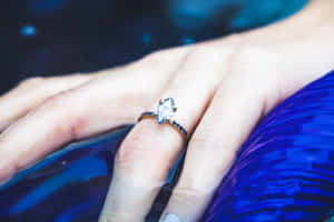 Diamond Cut Engagement Ring Beautiful Wallpaper