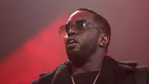 Diddy Performing On Stage Wallpaper