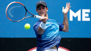 Diego Schwartzman At The Australian Open Wallpaper