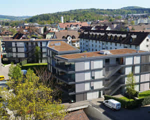 Dietikon Urban Landscape Switzerland Wallpaper