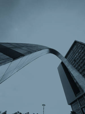 Different Angle Of Missouri Gateway Arch Wallpaper