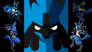 Different Animated Lucario Wallpaper