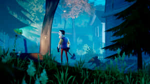 Digging Hello Neighbor Wallpaper