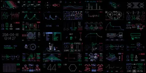 Digital Analytics Graphs On Computer Screen Wallpaper