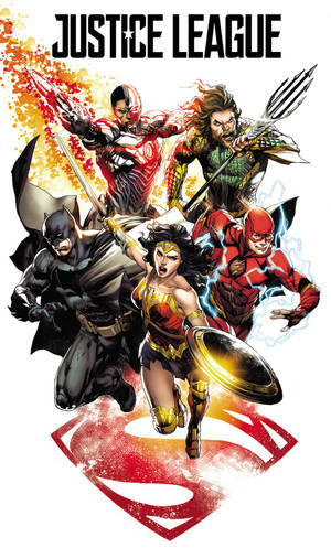 Digital Art Justice League Phone Wallpaper