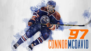 Digital Art Of Connor Mcdavid Wallpaper