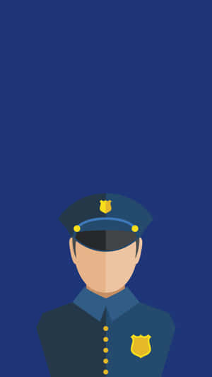 Digital Art Of Cop Police Officer Wallpaper