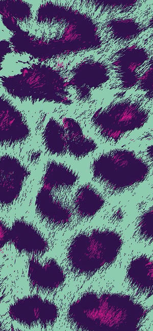 Digital Artwork Cute Leopard Print Wallpaper