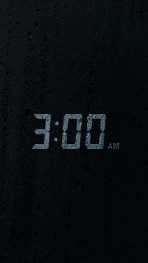 Digital Clock Displaying3 A M Wallpaper