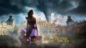 Digital Illustration Of The Autumn Palace Book Cover Wallpaper