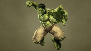 Digital Incredible Hulk Punch Wallpaper