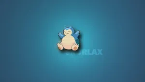 Digital Pixel Art Snorlax Wallpaper