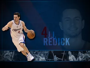Digital Poster Of Jj Redick Wallpaper