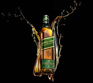 Digital Render Green Label Johnnie Walker Wallpaper