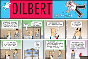 Dilbert Software Audits Comic Wallpaper