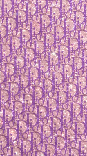 Dior Patterned Fabric Texture Wallpaper