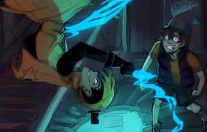 Dipper Pines And Bill Cipher Wallpaper