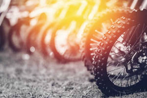 Dirt Bike Wheels Wallpaper