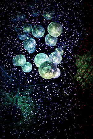 Disco Ball Lights Abstract Wallpaper