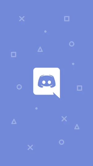 Discord Logo Simple Phone Wallpaper