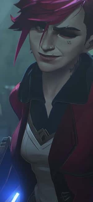 Discover A Magical Adventure In Violet Arcane Wallpaper