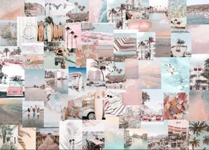 Discover Productivity With A Summer Aesthetic Laptop. Wallpaper