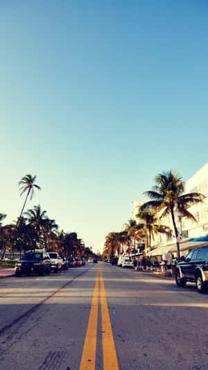 Discover The Magic Of Miami With Your Iphone. Wallpaper