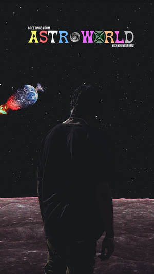 Discover Yourself With The Astroworld Iphone Wallpaper