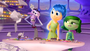Disgust Inside Out Control Room Wallpaper