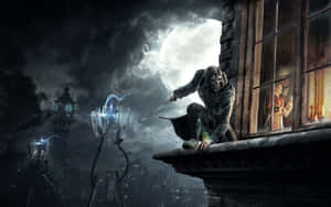 Dishonored 4k Full Moon Wallpaper