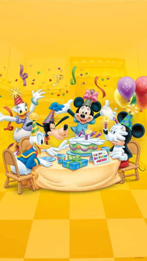 Disney Birthday 1080 X 1920 Wallpaper