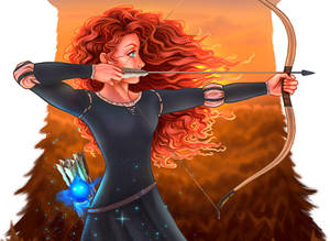 Disney Brave Merida The Archer Wallpaper